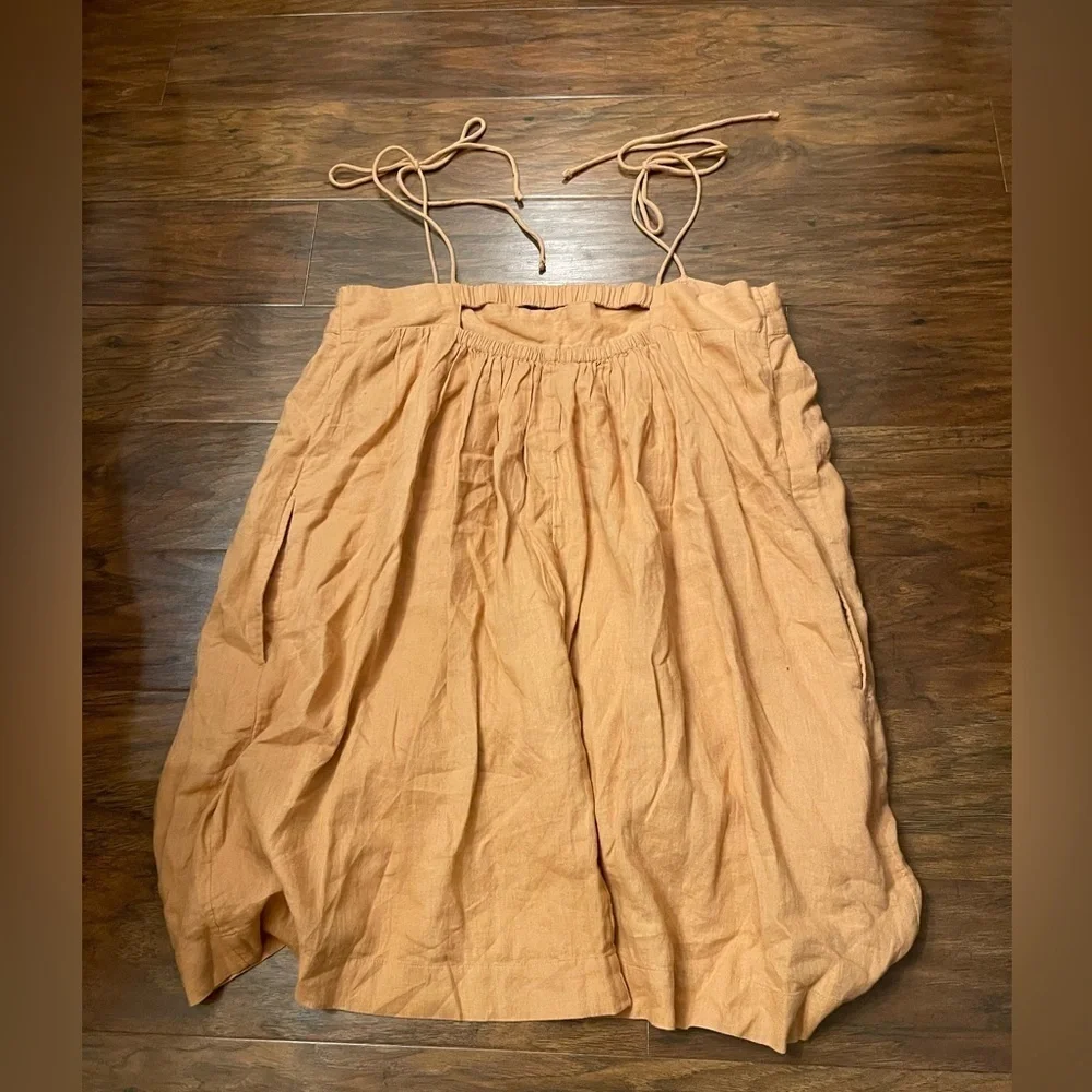 NWT Abercrombie Linen Blend Mini Dress Size M